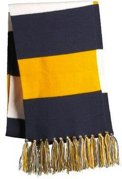 Black/Iron Gry Sport-Tek Spectator Scarf. STA02