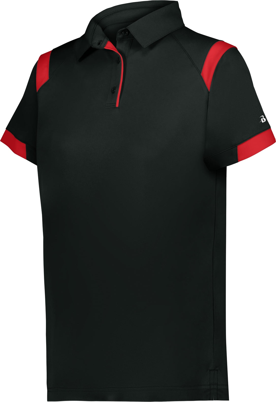 BLACK/RED (BA) ON THE RISE LADIES POLO
