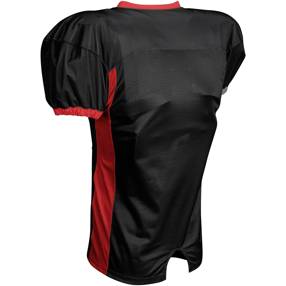 BLACK,SCARLET Blitz Football Jersey