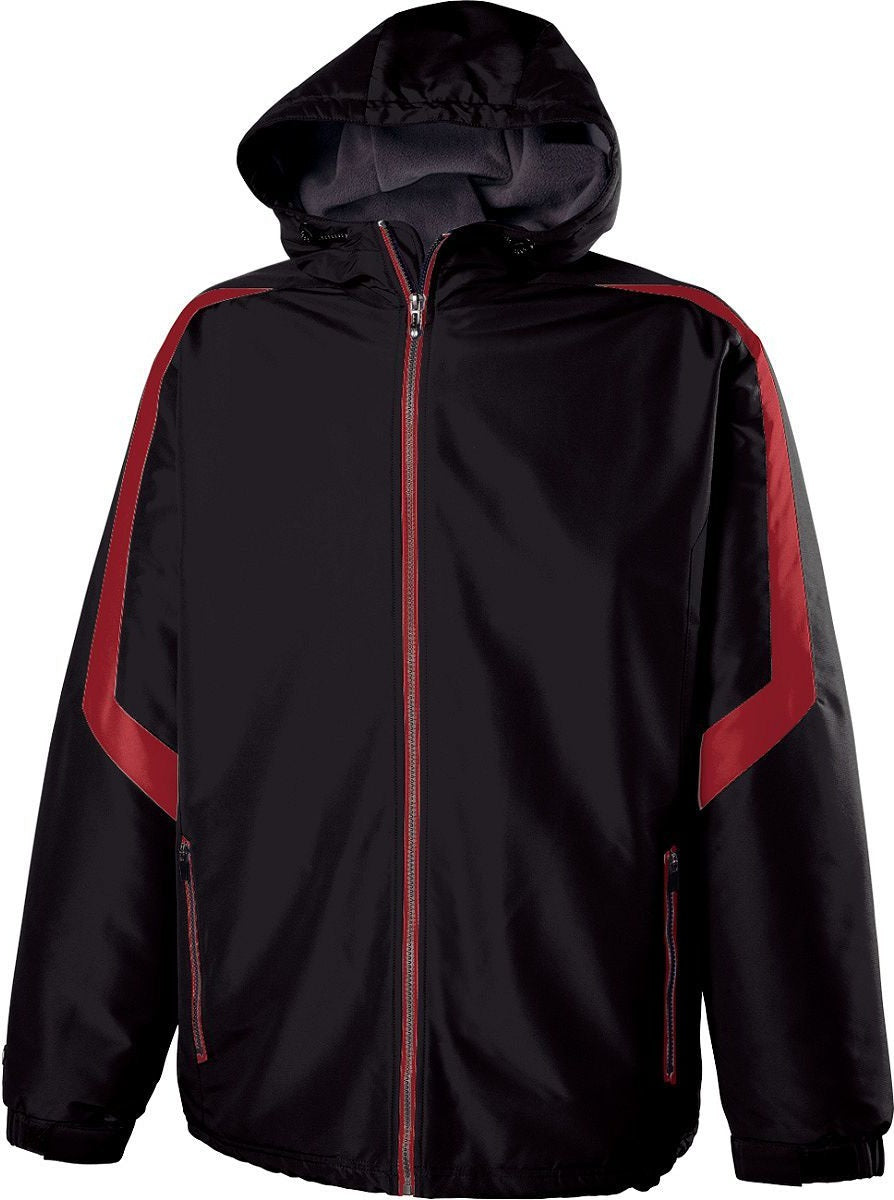 BLACK/SCARLET CHARGER JACKET