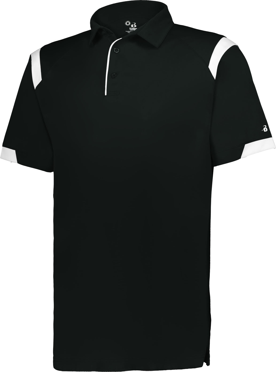 BLACK/WHITE (BA) ON THE RISE POLO