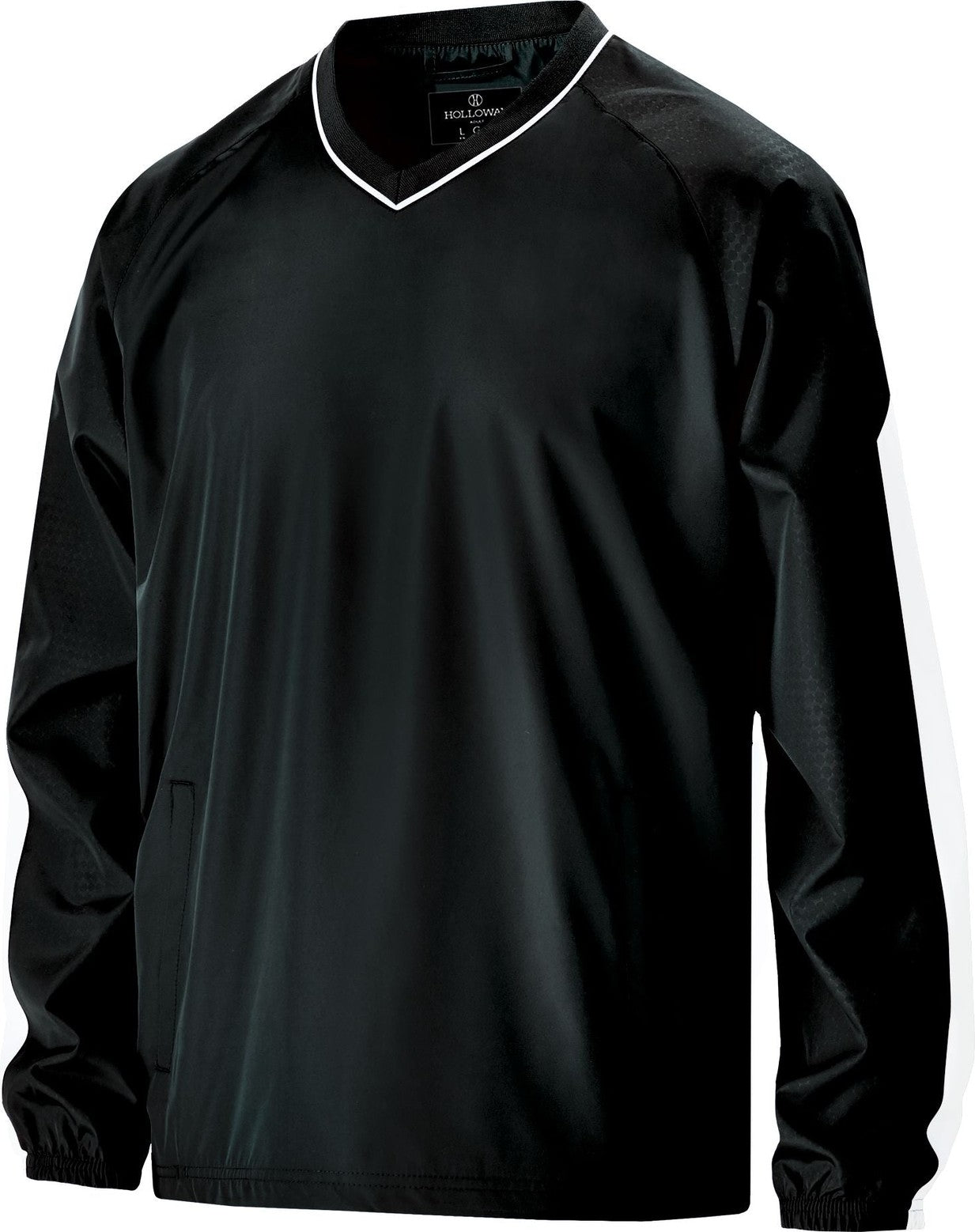 BLACK/WHITE BIONIC PULLOVER WINDSHIRT