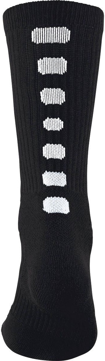 BLACK/WHITE COLOR BLOCK CREW SOCK