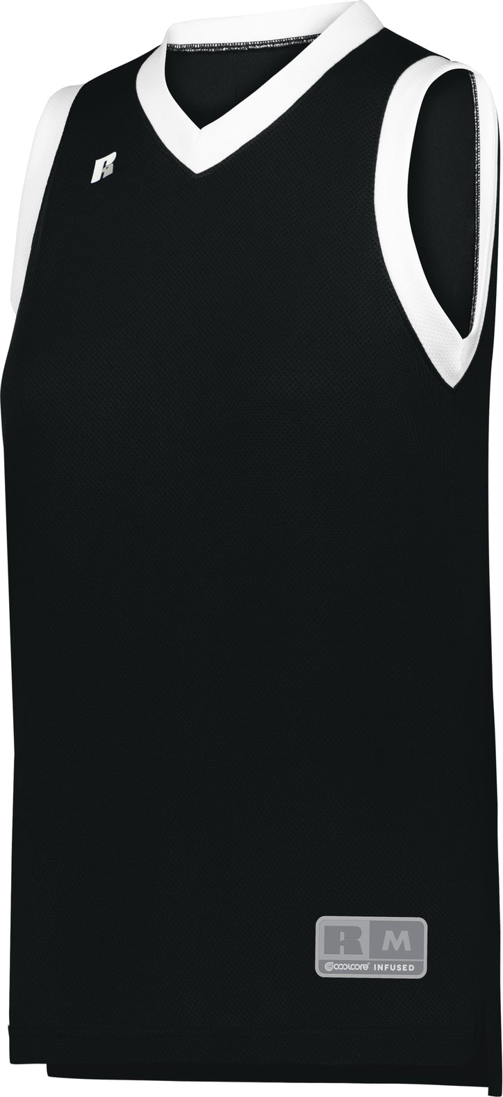BLACK/WHITE LDS COOLCORE ELITE JERSEY