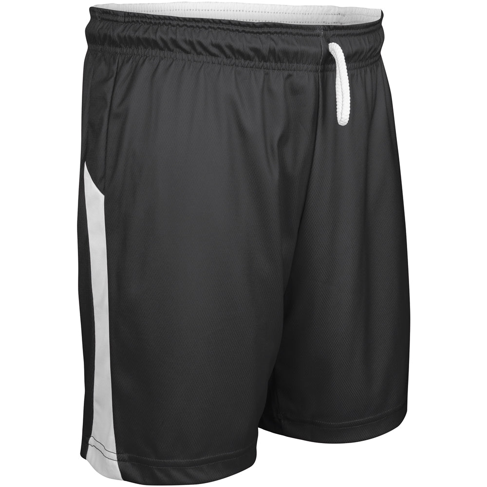 BLACK,WHITE Swish Basketball Shorts