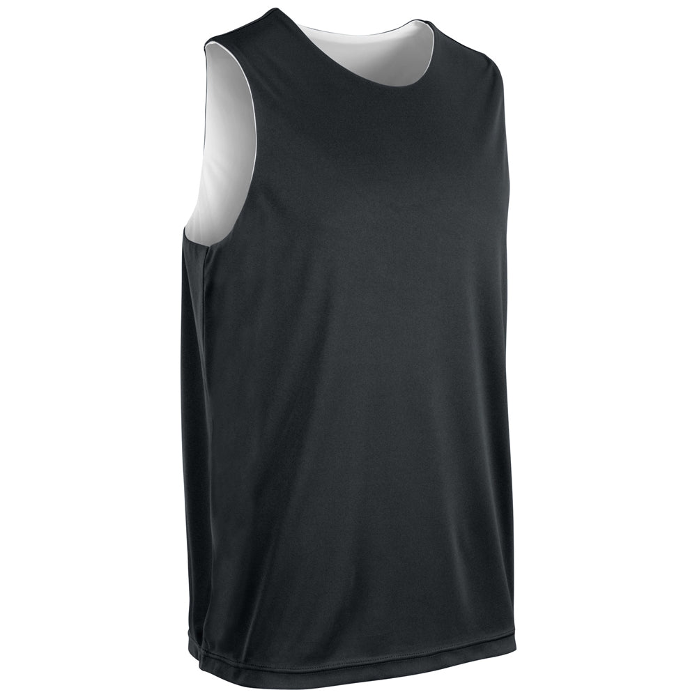 BLACK,WHITE Vision Reversible Basketball Jersey
