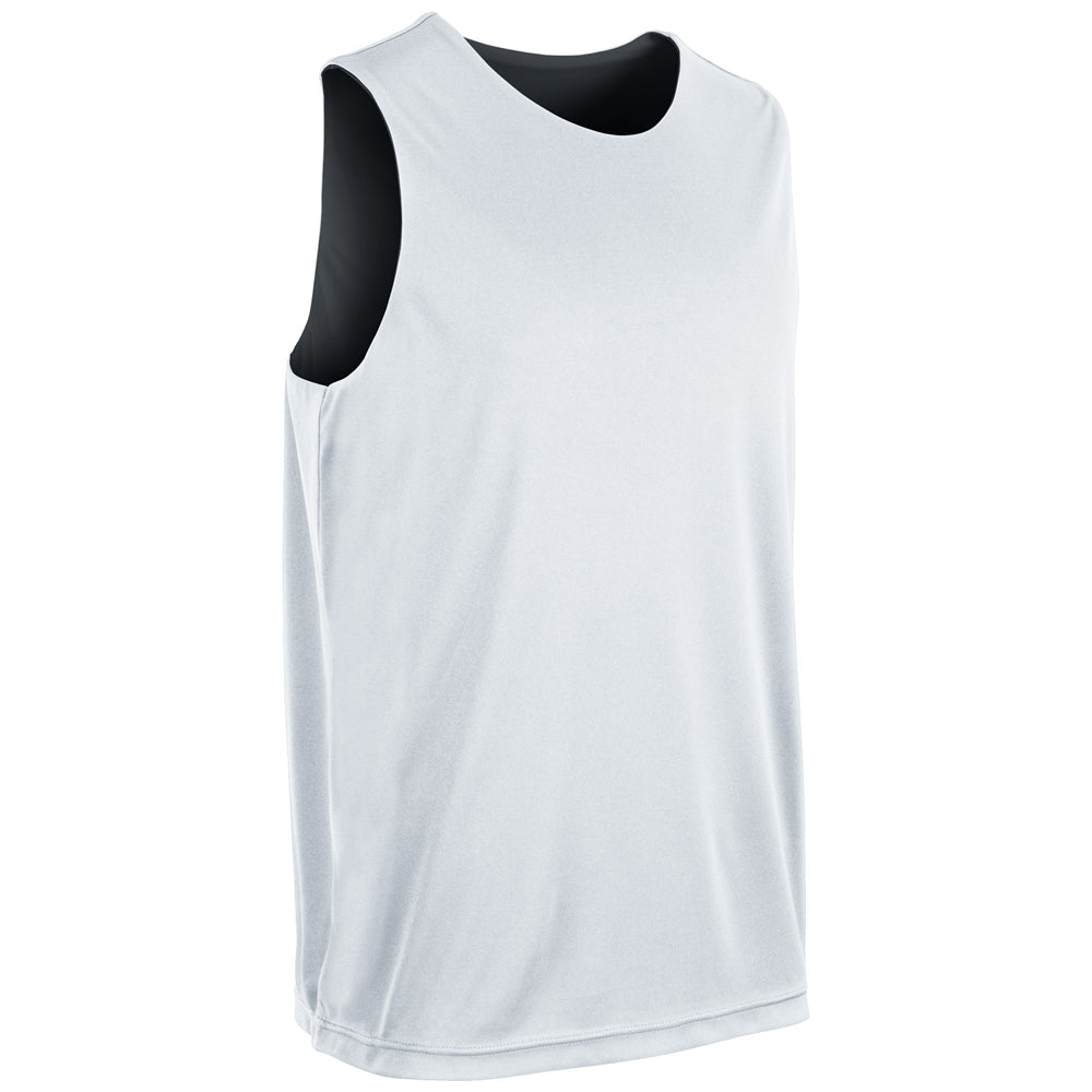 BLACK,WHITE Vision Reversible Basketball Jersey