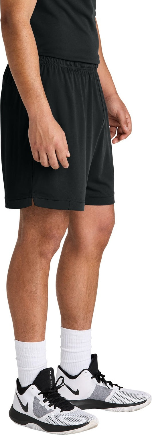 Blk/Blk Sport-Tek Club 7" Short ST442
