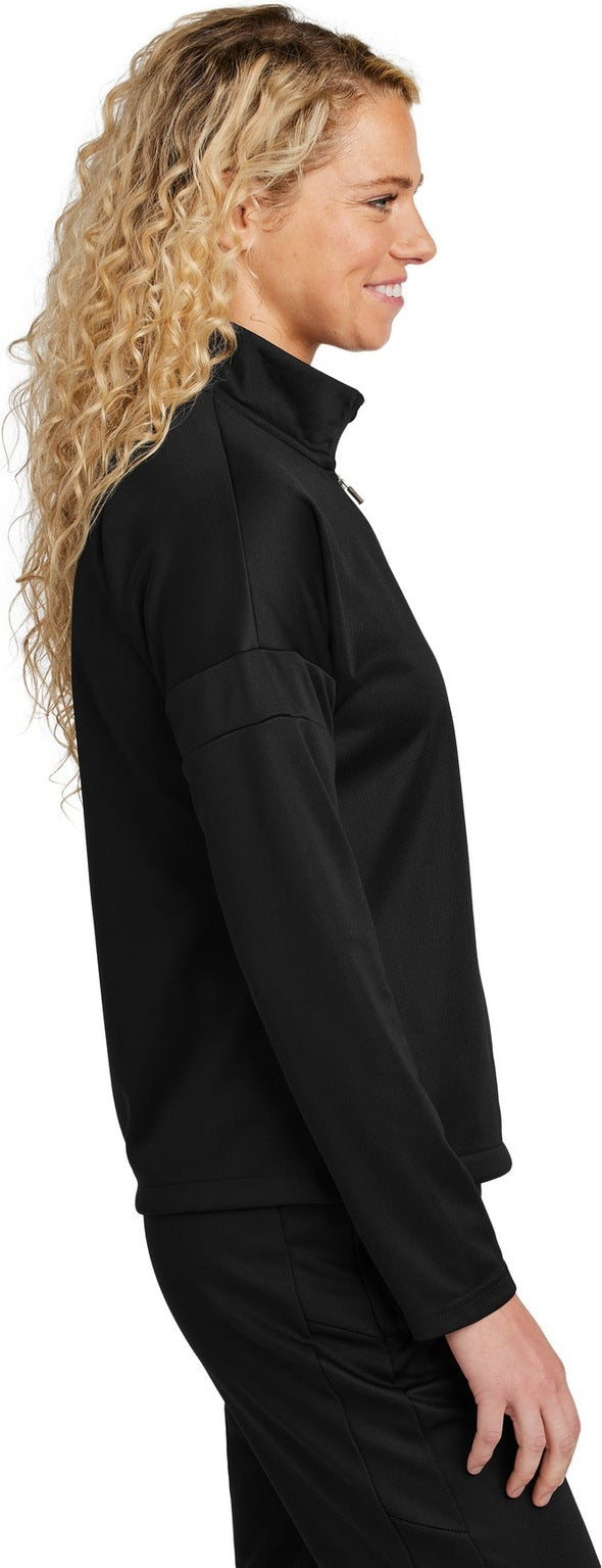 Blk/Blk Sport-Tek Women's Travel Full-Zip Jacket LST800
