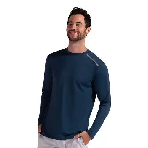 Bloquv Jet Long Sleeve Tee Men’s Blue