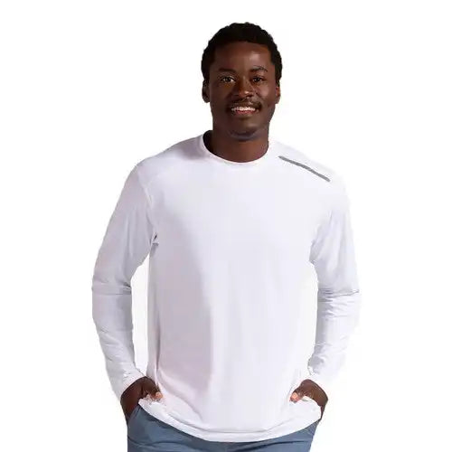 Bloquv Jet Long Sleeve Tee Men’s White
