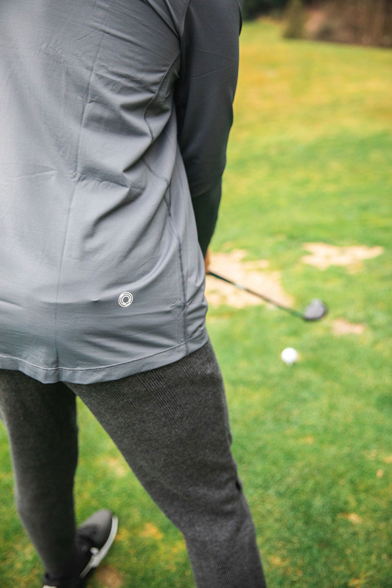 Bloquv Long Sleeve Polo (m) (grey)