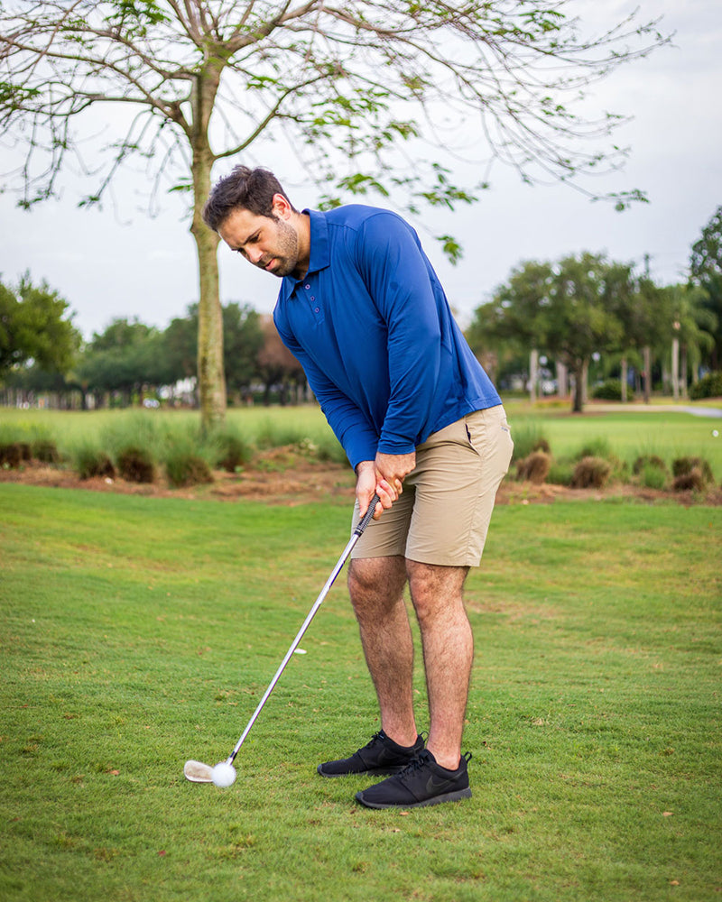 Bloquv Long Sleeve Polo (m) (navy) - Nvy / m