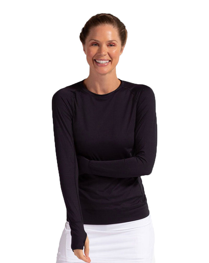 Bloquv Long Sleeve Pullover (w) - Blk / Xs