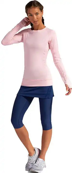 Bloquv Long Sleeve Pullover Women’s White