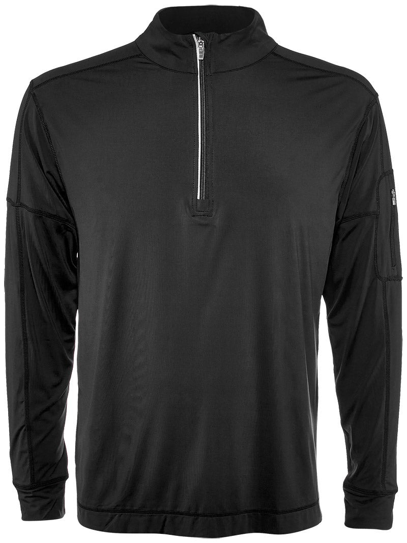 Bloquv Mock Zip Top