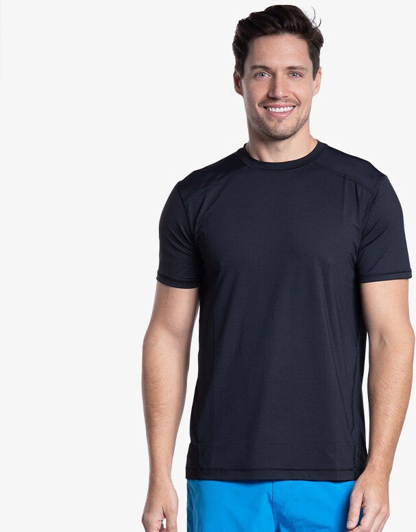 Bloquv Short Sleeve Crew Men’s - Black
