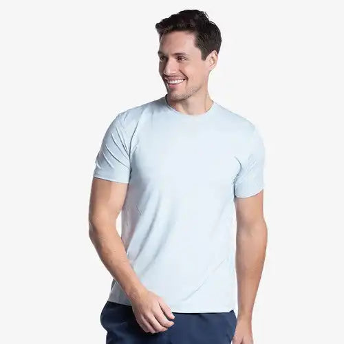 Bloquv Short Sleeve Crew Men’s Soft Gray