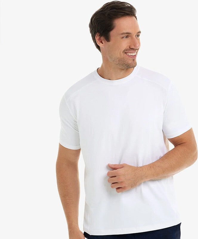 Bloquv Short Sleeve Crew Men’s - White
