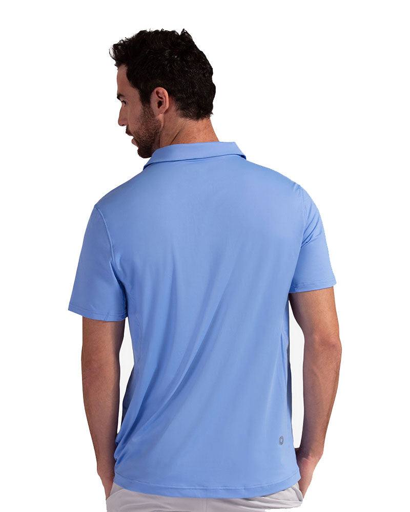 Bloquv Short Sleeve Polo (m) (indigo)