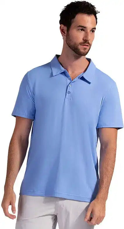 Bloquv Short Sleeve Polo Men’s - Blue