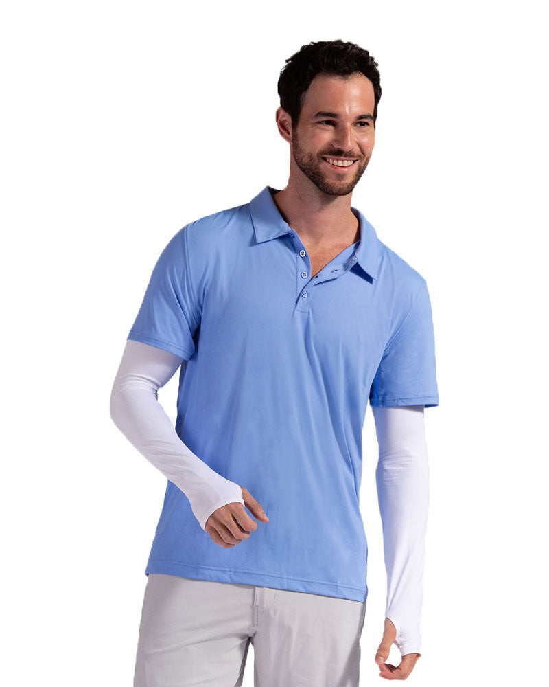 Bloquv Unisex Sun Sleeves (2x) (white)