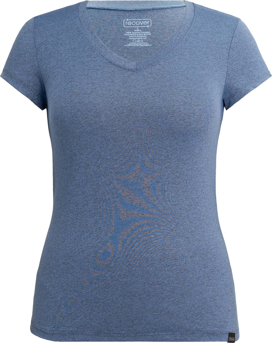 BLUE HEATHER RECOVER WOMEN'S SPORT V-NECK  grouped