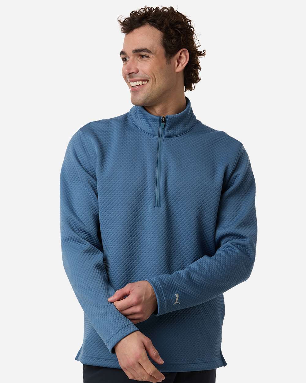 Blue Horizon Men's Pebble Quarter-Zip Pullover - 638595 plain