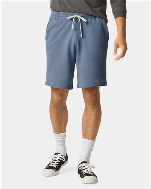 Blue Jean Garment-Dyed Lightweight Fleece Sweat Shorts - 1468