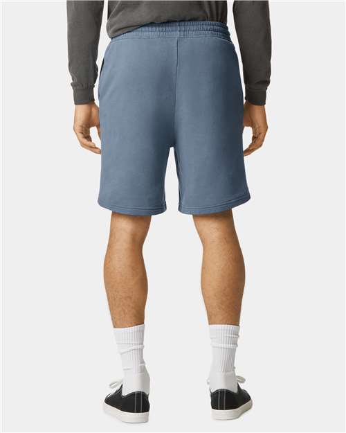Blue Jean Garment-Dyed Lightweight Fleece Sweat Shorts - 1468