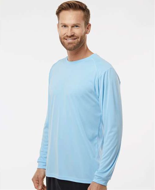 Blue Mist Long Islander Performance Long Sleeve T-Shirt - 210