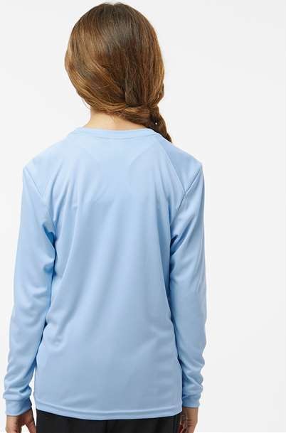 Blue Mist Youth Long Islander Performance Long Sleeve T-Shirt - 218Y