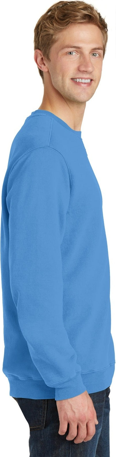 Blue Moon Port & Co Beach Wash Garment-Dyed Crewneck Sweatshirt PC098