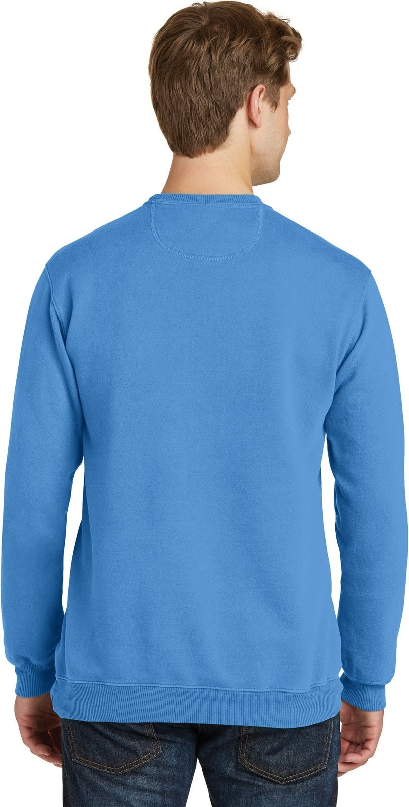 Blue Moon Port & Co Beach Wash Garment-Dyed Crewneck Sweatshirt PC098