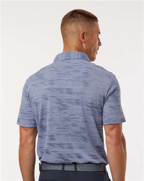 Blue Spark/ Preloved Ink Ultimate365 Textured Stripe Polo - A2005