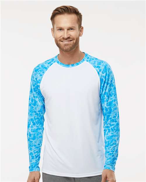 Blue Water Panama Colorblocked Long Sleeve T-Shirt - 231