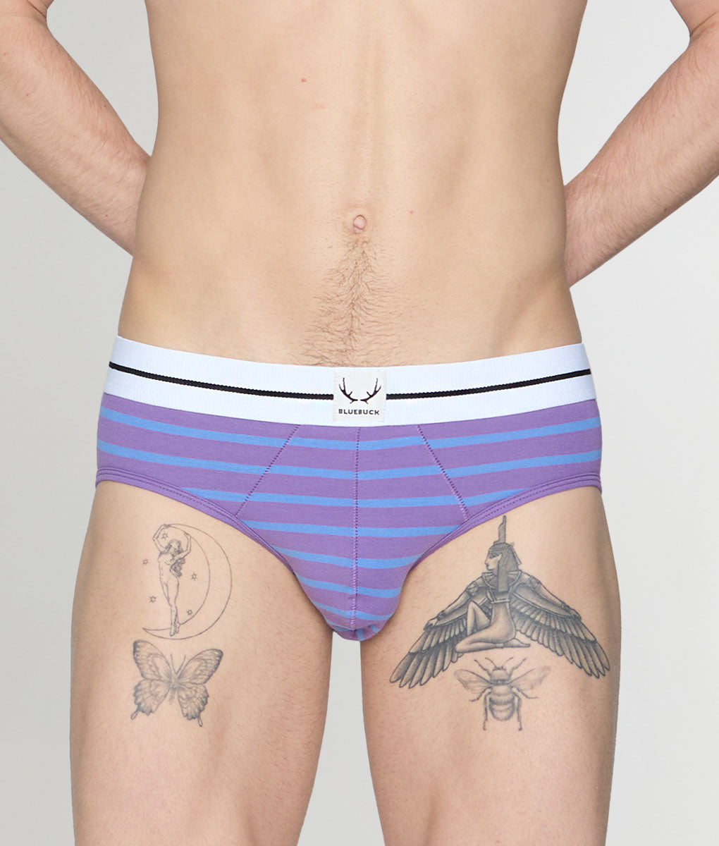 Bluebuck Nautical 25 Brief - Deep Lavender/blue Yonder / Small