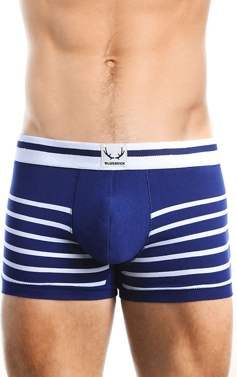 Bluebuck Nautical Trunk - Oblique/navy Stripes / Small