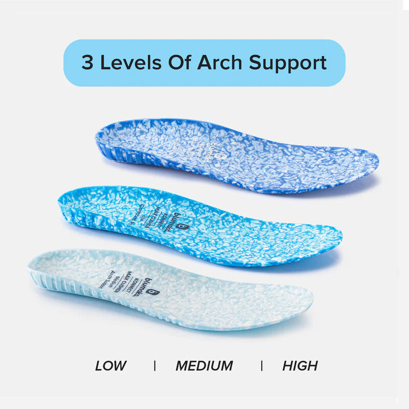 Blumaka Nonslip Konnect Low Profile Cushion Medium Arch Support Insoles