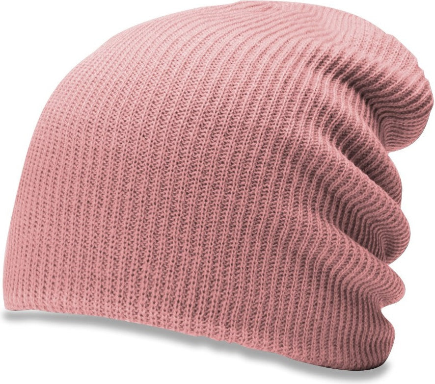 Blush Super Slouch Knit Beanie