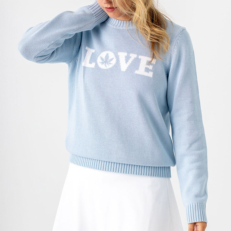 Boast Intarsia Love Sweater (w) (country Air)