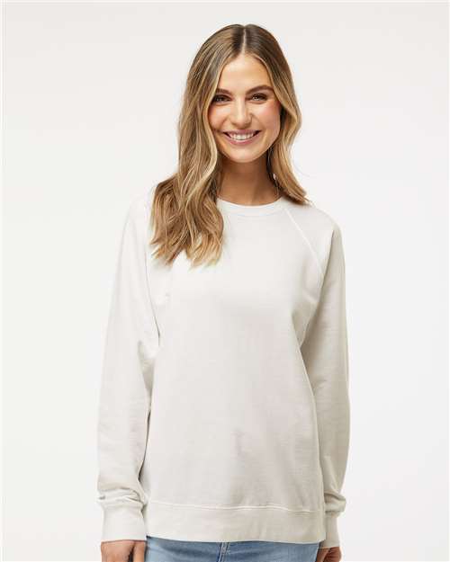 Bone Icon Lightweight Loopback Terry Crewneck Sweatshirt - SS1000C