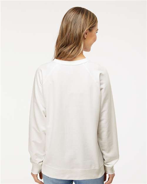 Bone Icon Lightweight Loopback Terry Crewneck Sweatshirt - SS1000C