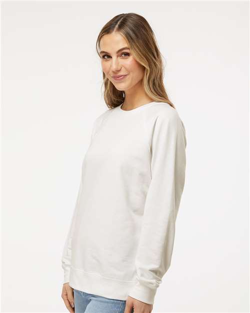 Bone Icon Lightweight Loopback Terry Crewneck Sweatshirt - SS1000C