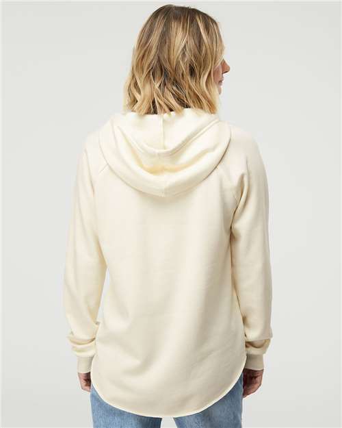 Bone Women’s Lightweight California Wave Wash Hooded Sweatshirt - PRM2500