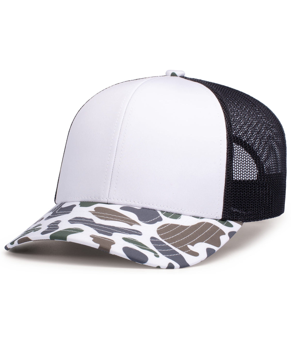 BONE/LIGHT CHARCOAL/TIMBERLINE WEEKENDER DUCK CAMO TRUCKER