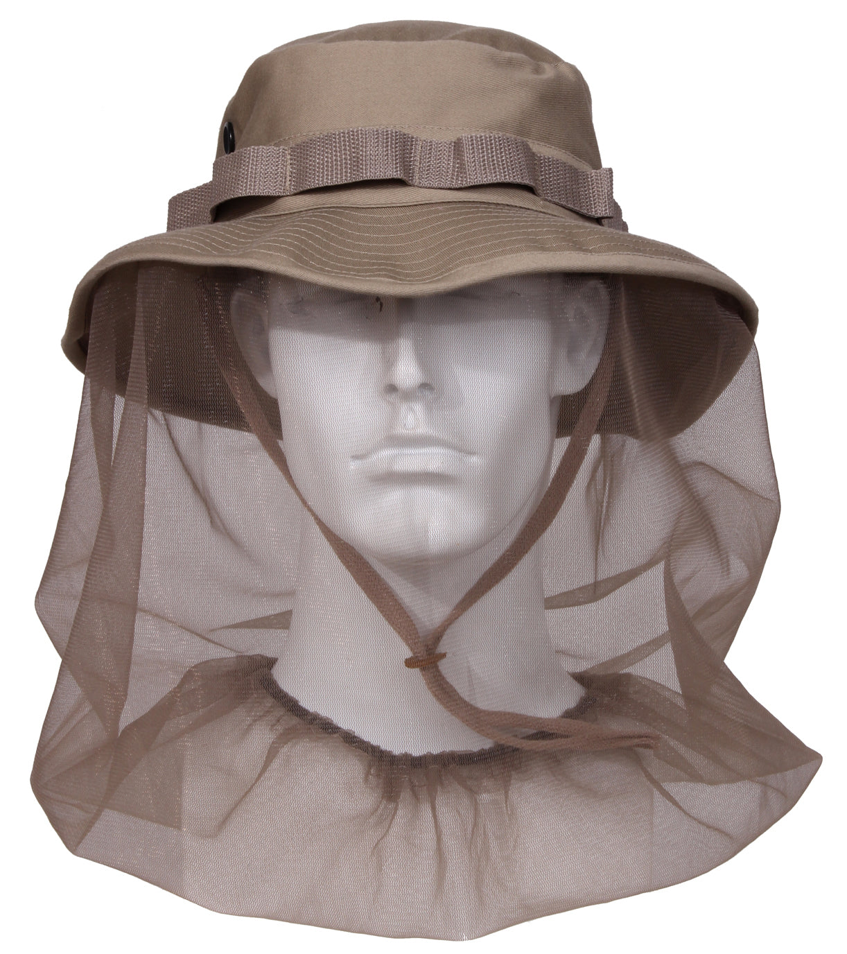Boonie Hat with Mosquito Netting - Woodland Camo / Default