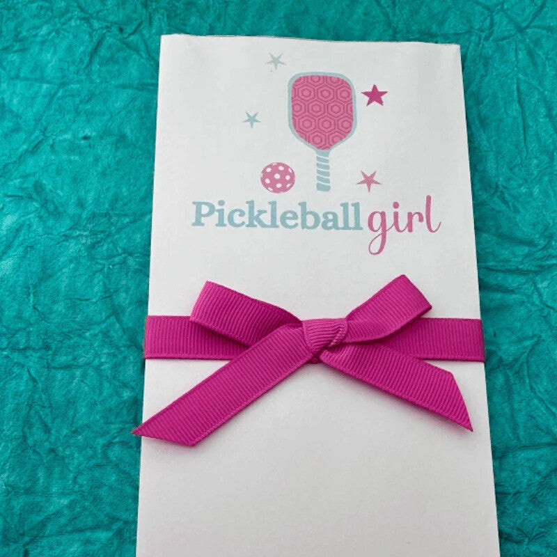 Born to Rally Pickleball Notepad - Girl - Wht / Os