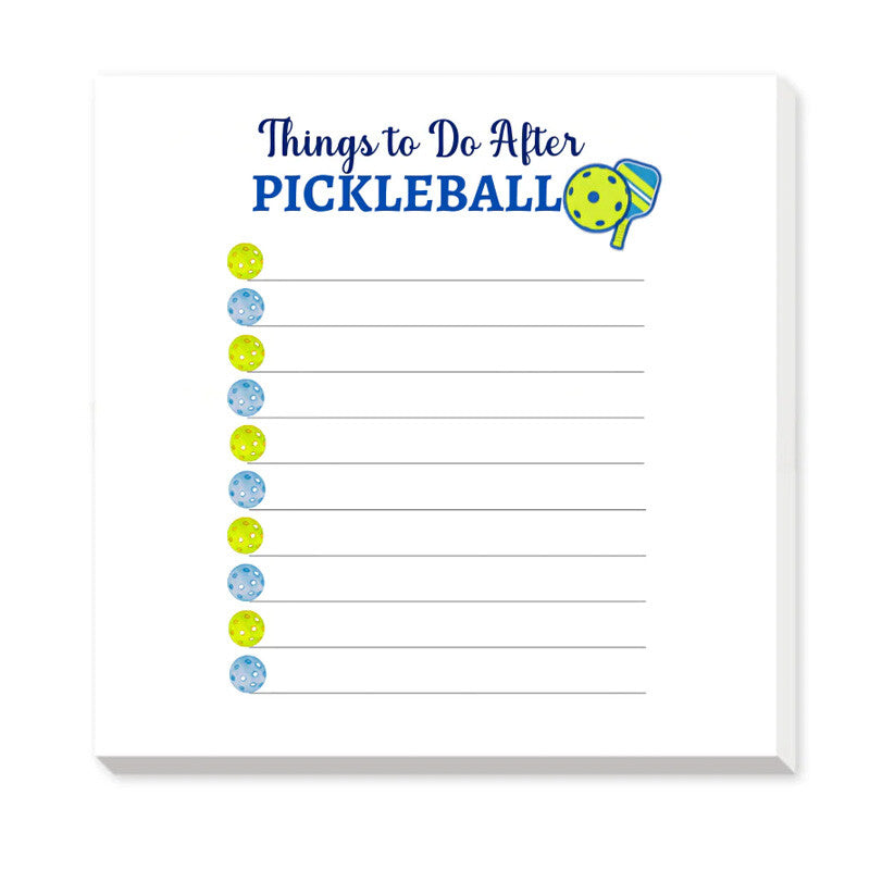 Born to Rally Pickleball Notepad Short - do After - Wht / Os