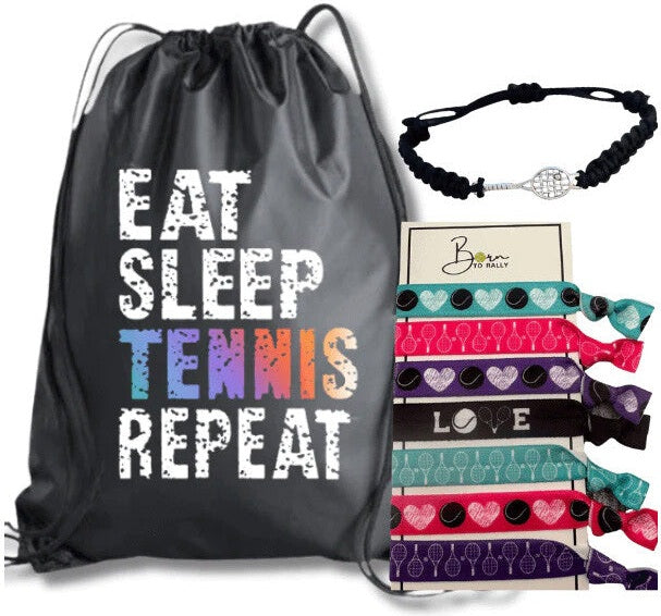 Born to Rally Tennis Love Gift Set - Black